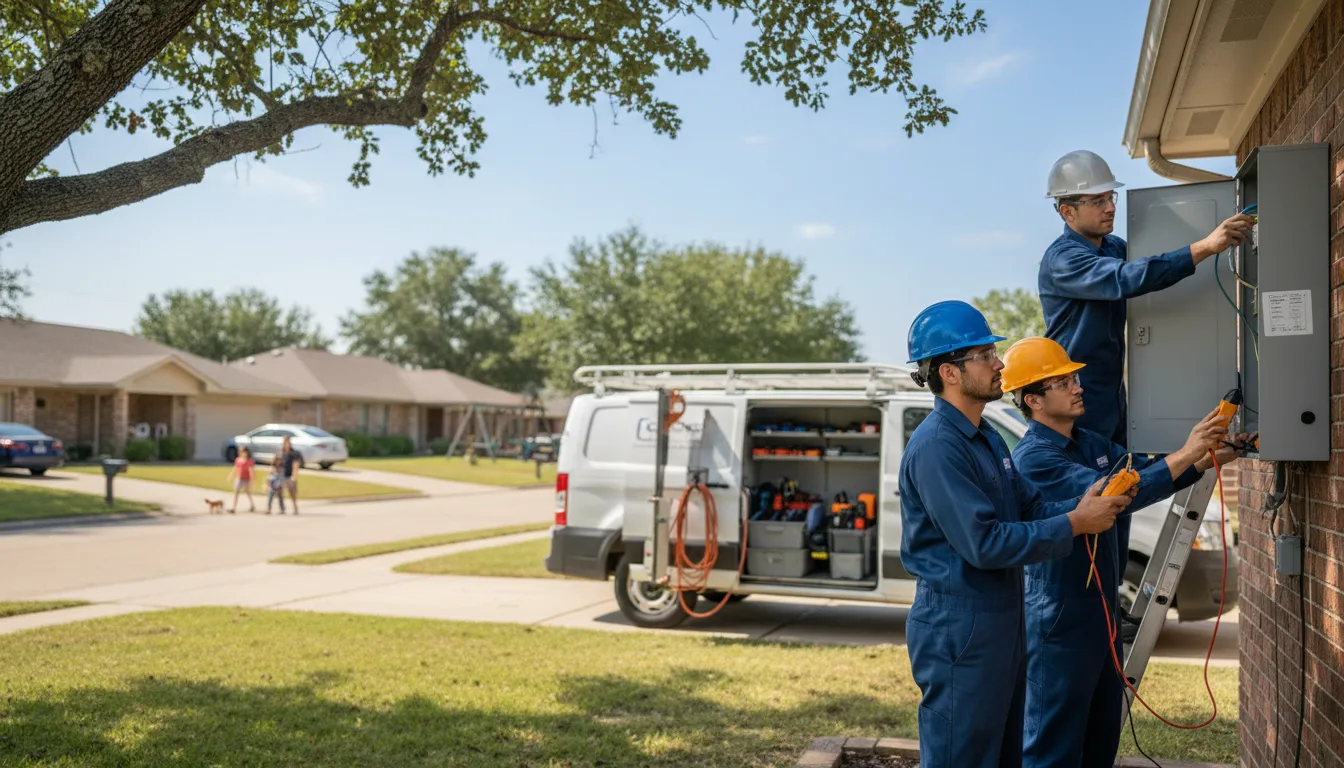 Certified electrician providing emergency electrical services in Sardinia, OH